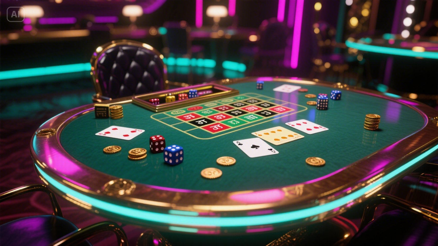 Casino  desktop and mobile interfaces